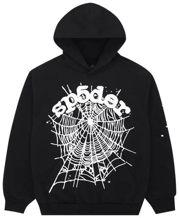 Sp5der Hoodie "Black/White"