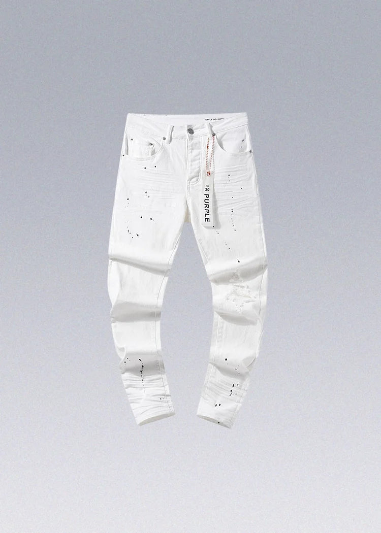 Purple Jeans (White)