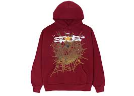 Sp5der Hoodie (Burgundy)