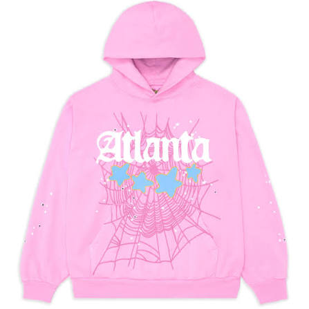sp5der atl hoodie pink