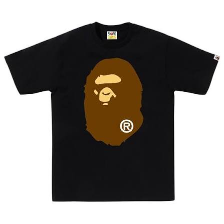 Bape Big Head Tee 'Black'