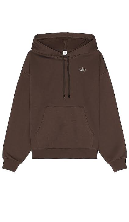 alo hoodie brown