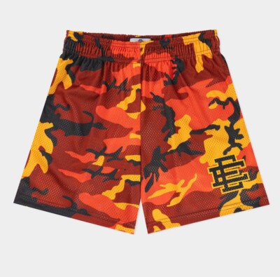 EE shorts 'Orange Black' Camo