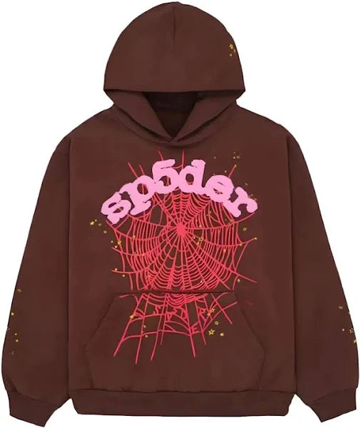 Sp5der Brown Hoodie