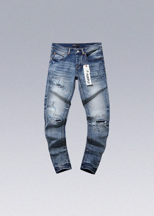 Purple Jeans Wave Denim