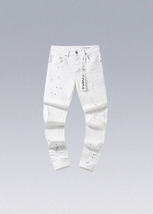 Purple Jeans (White)