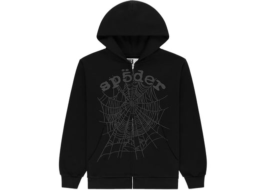 Sp5der OG Web V2 Phantom Zip Up Hoodie