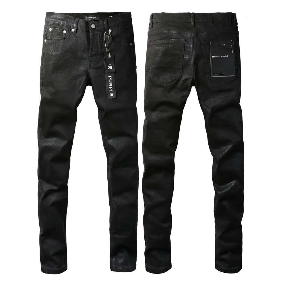 Purple Jeans (Leather Black)