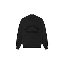 Essential Crewneck (jet black)