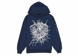 Sp5der Hoodie "Blue NY Arachaphobia"