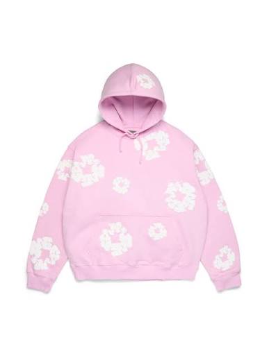 denim tears hoodie pink