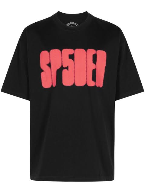 sp5der black "sp5der" tee