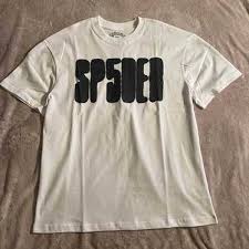 sp5der white "sp5der' tee