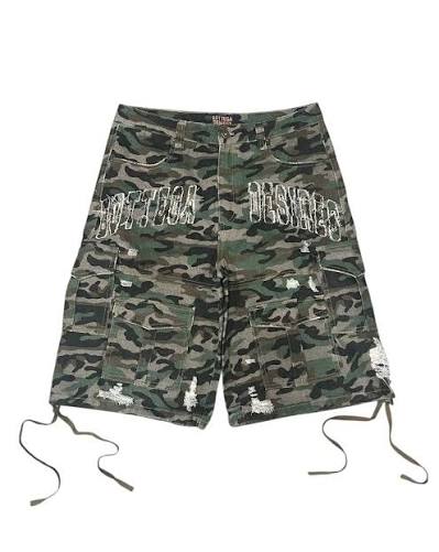 bottega desires camo shorts