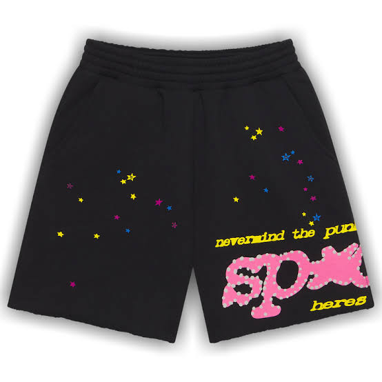 sp5der p*nk shorts
