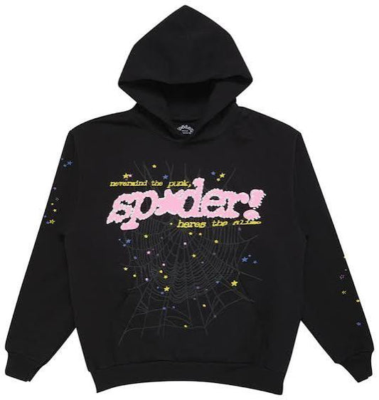 Sp5der Hoodie V2 'Black'