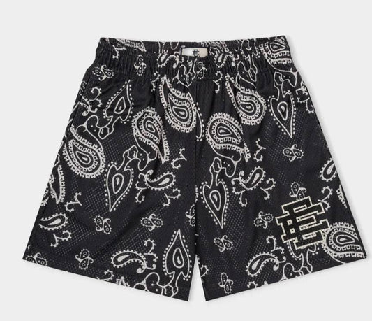 EE Shorts 'Black Paisley'