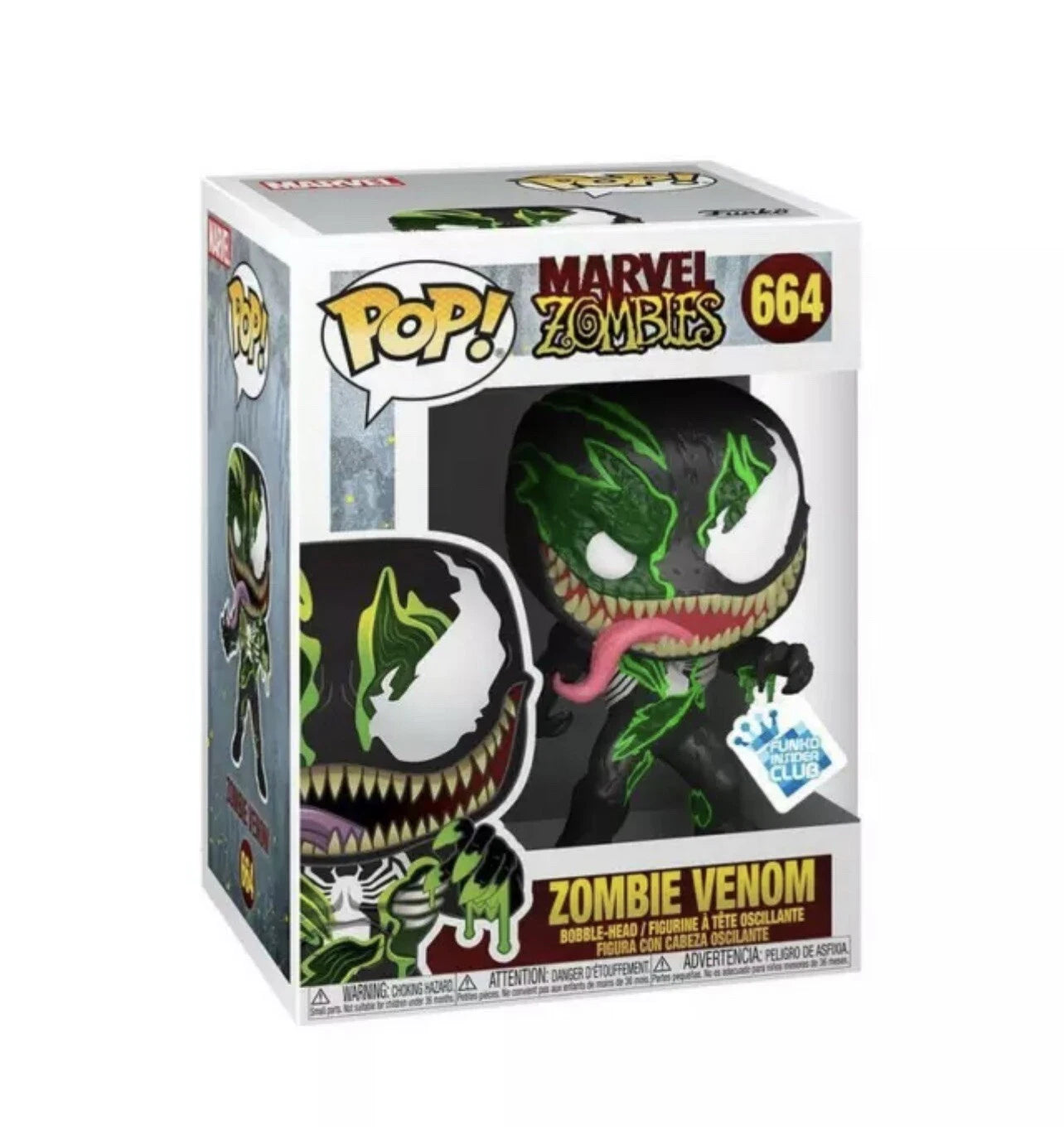 Funko Pop! Marvel Zombies: Zombie Venom #664 Gamestop Exclusive
